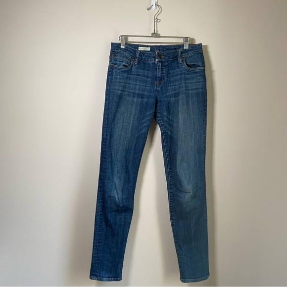 KUT from Kloth Sienna Skinny  Cropped Cut 3867 Jeans Dark Blue Size 6 - Picture 2 of 12